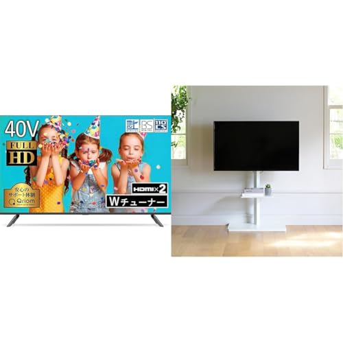 山善 Wチューナー 液晶テレビ　40インチ　QRTN-40W2K Amazon.co.jp: 山善 テレビ Wチューナー 液晶 40インチ フル